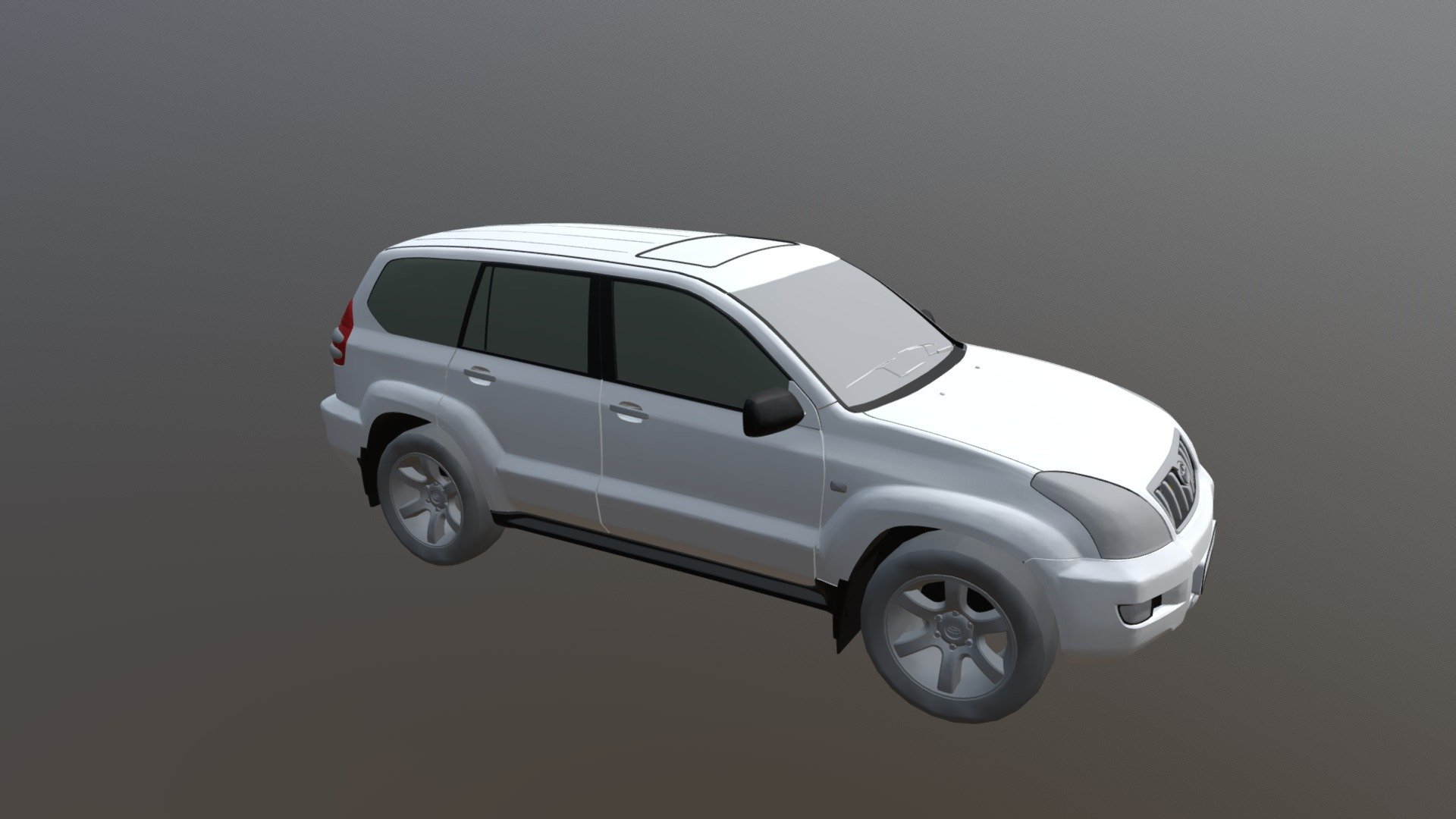 Prado 120 3D model arrival